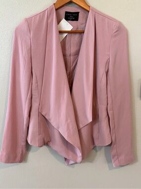 NWT Love Tree Pink Mauve Women's Blazer Size Small